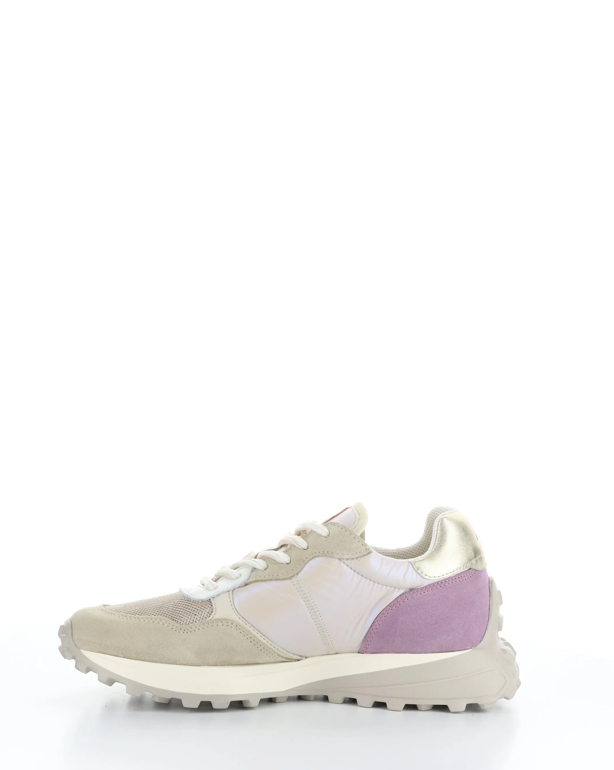 12826W BEIGE/PEARL/PINK Lace-up Shoes