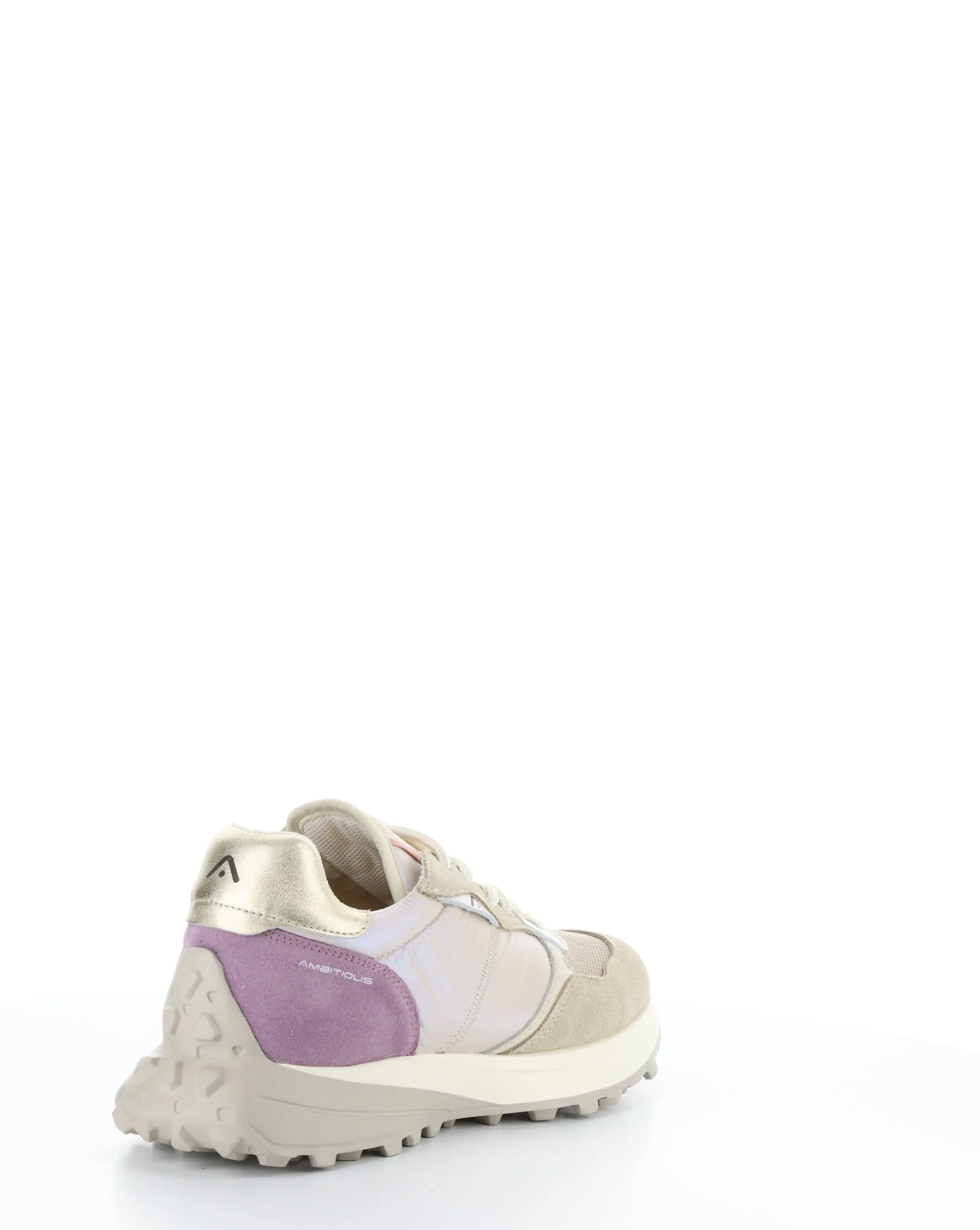 12826W BEIGE/PEARL/PINK Lace-up Shoes