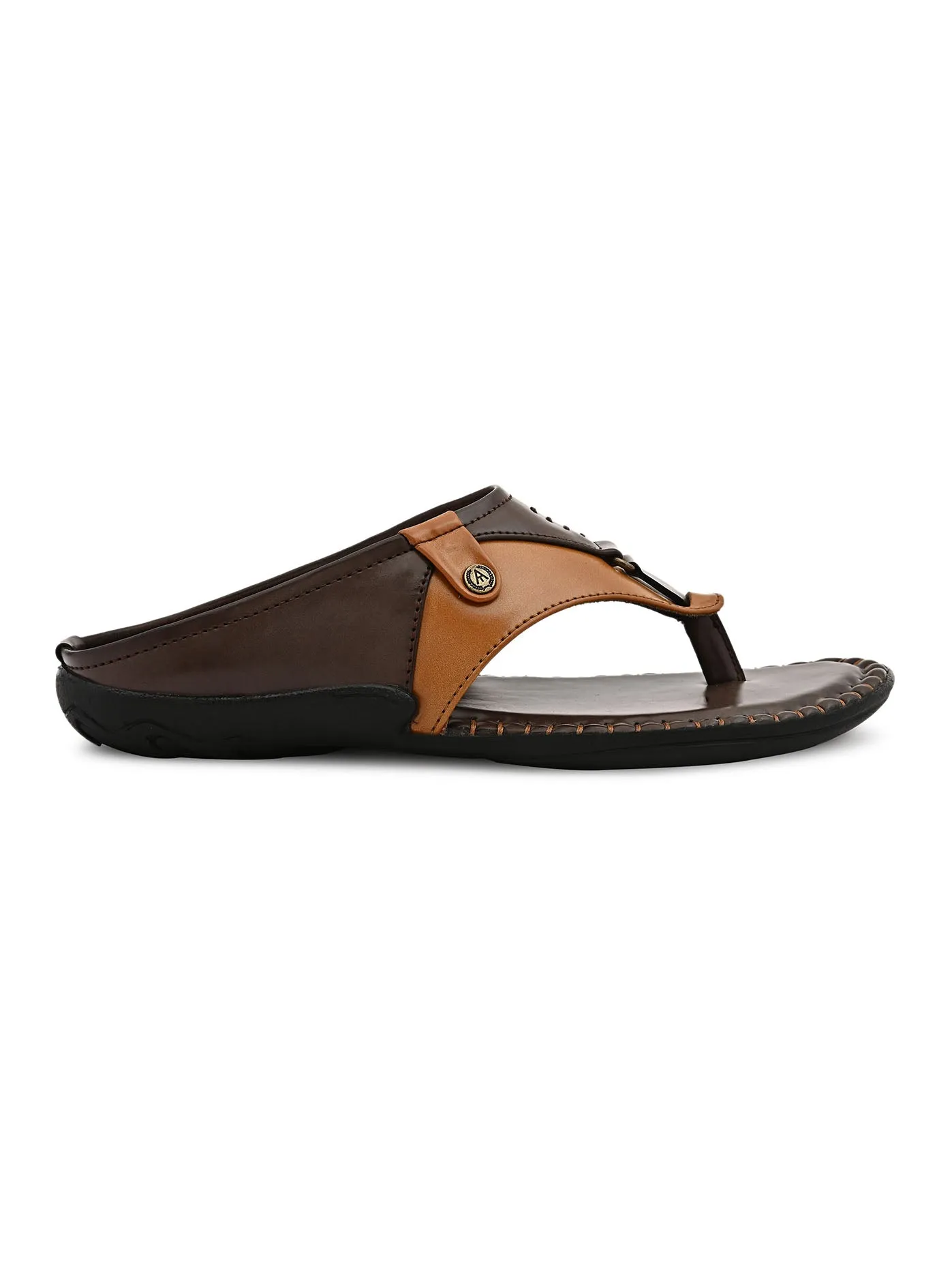 Alberto Torresi Men Dark Brown Outdoor Slippers