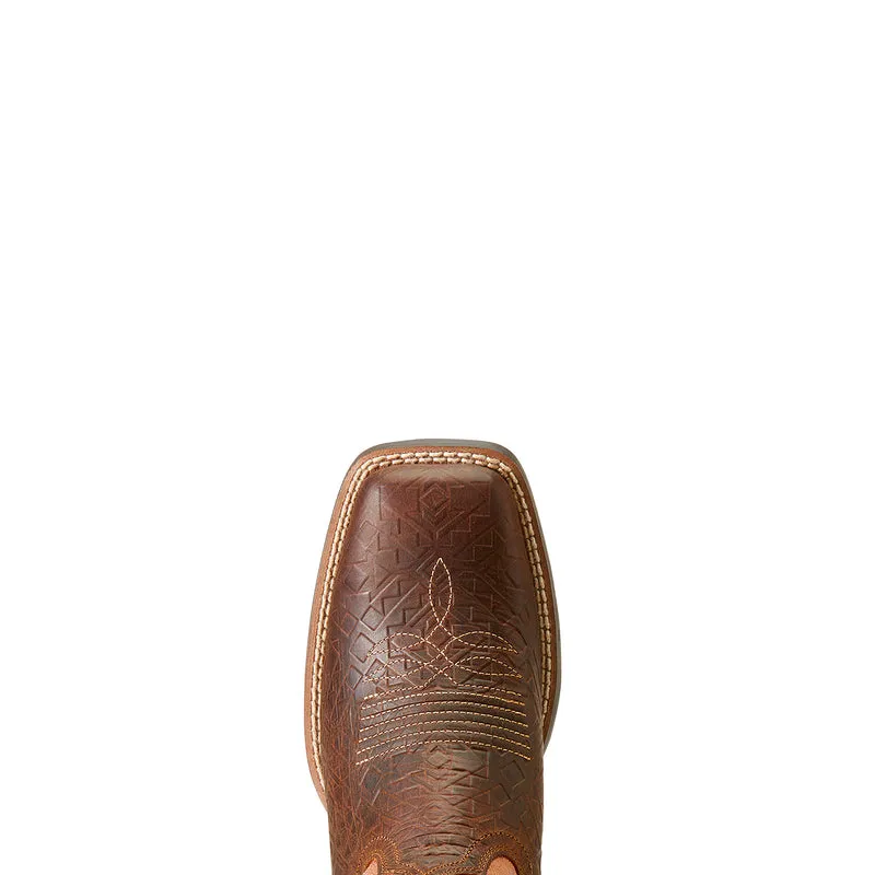 'Ariat' Women's 11 Oak Grove Western Square Toe - Gingersnap / Jaded