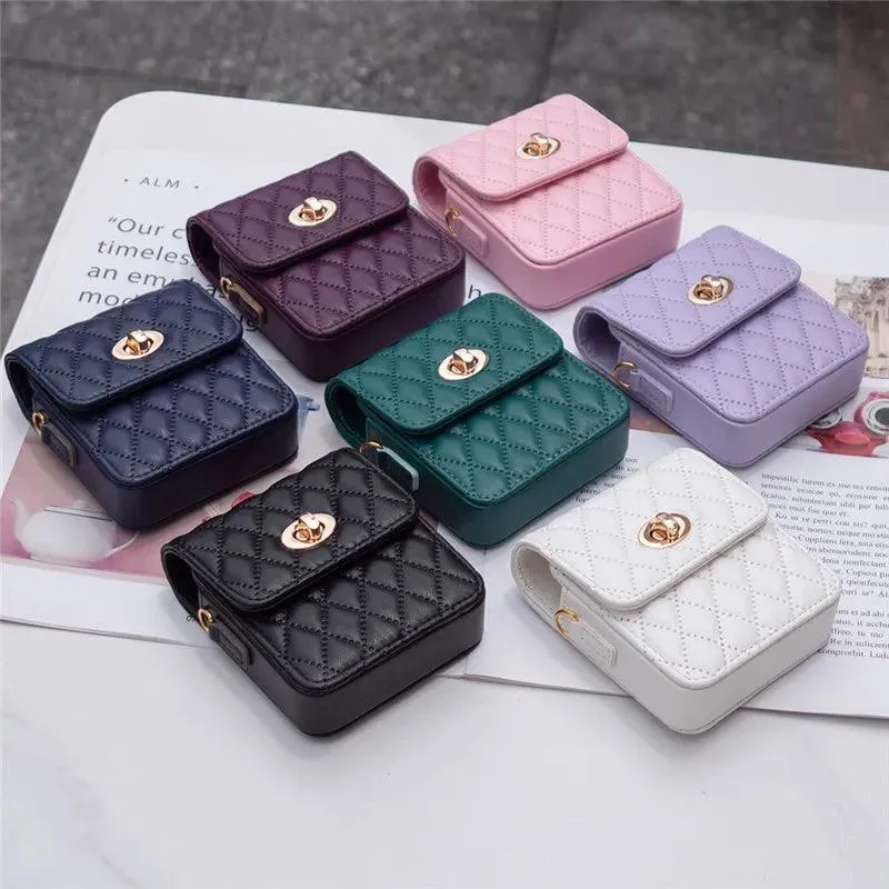 BCPC329 Cute Phone Case for Galaxy Z Flip 5, Z Flip 4, Z Flip 3, and OPPO Flip 5G - Fashion Mini Crossbody Bag