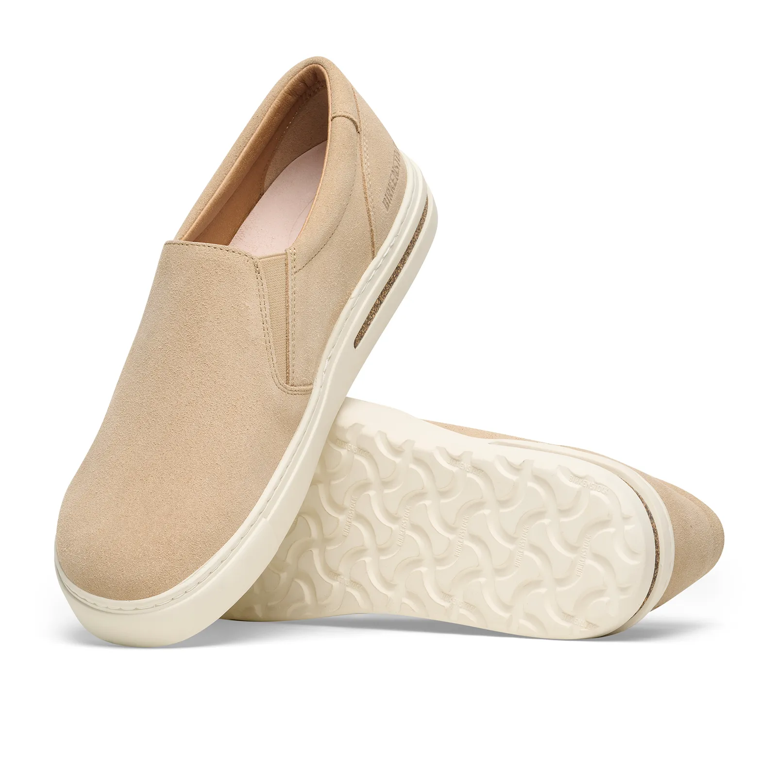 Birkenstock Oswego Narrow Slip On (Women) - Sandcastle Suede