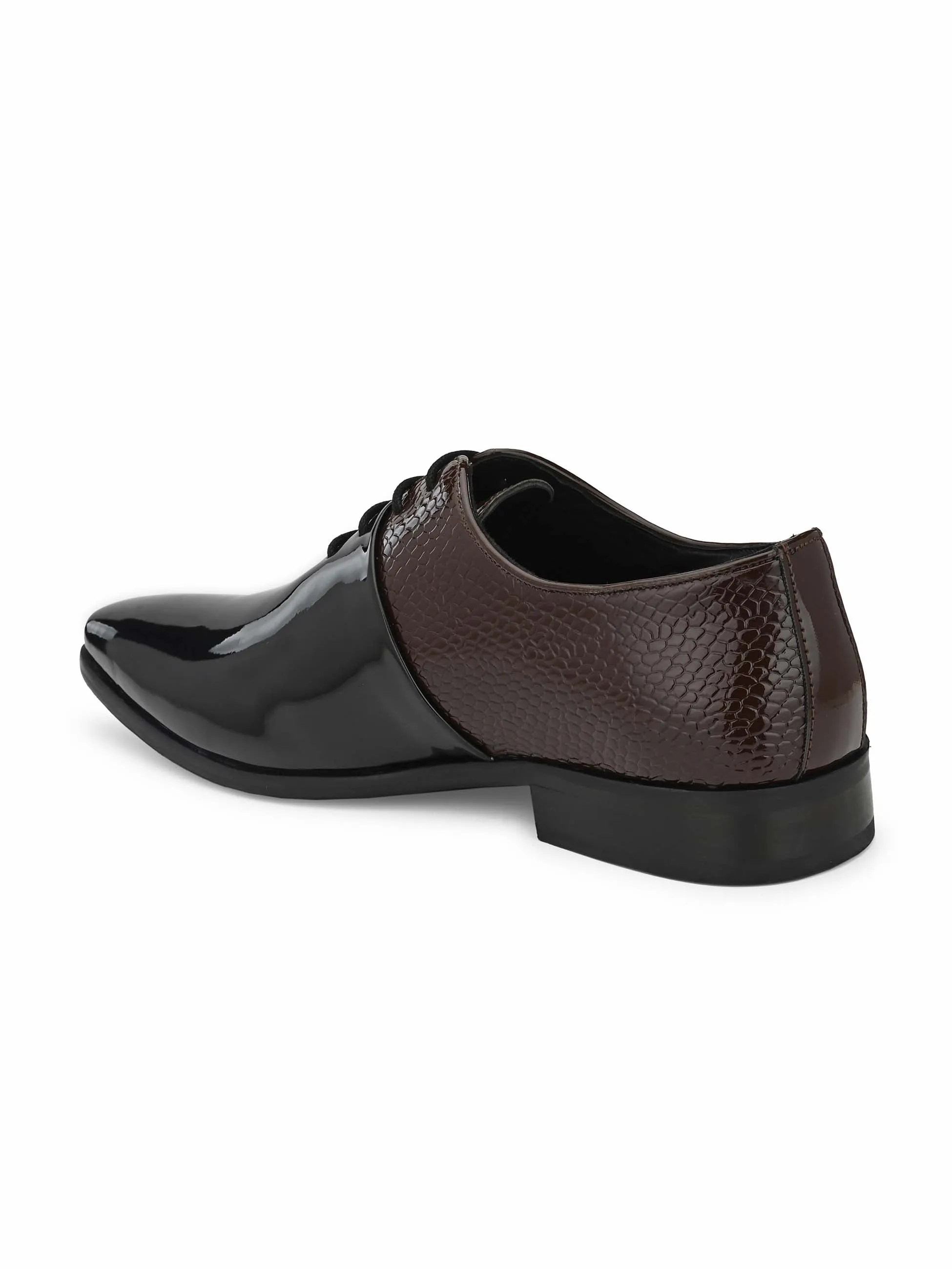 Black Patent Derby Shoes