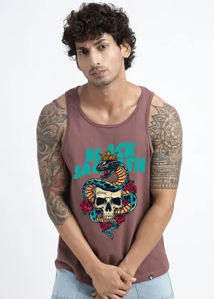 Black Sabbath Mens Printed Vest