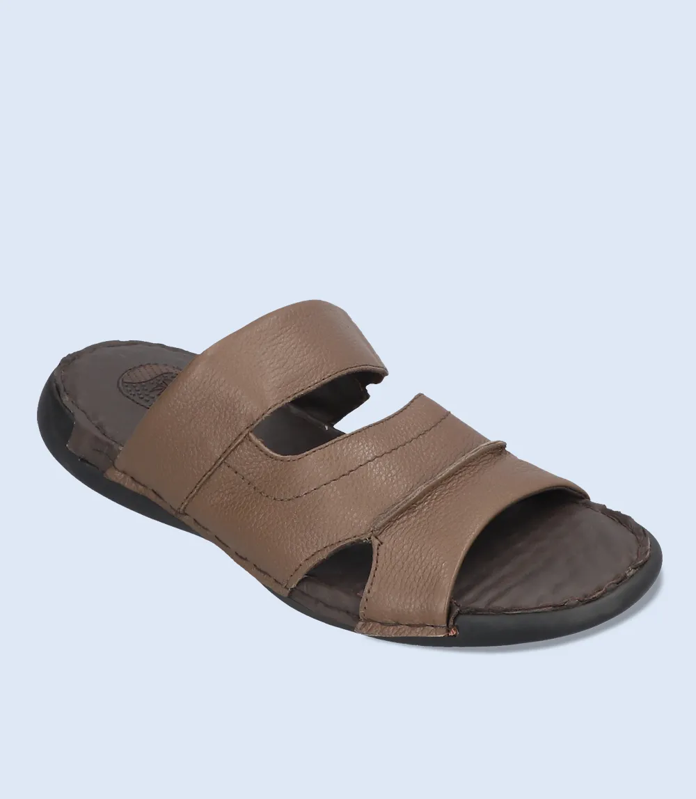 BM4857-KASTANI-Men Comfort Slipper