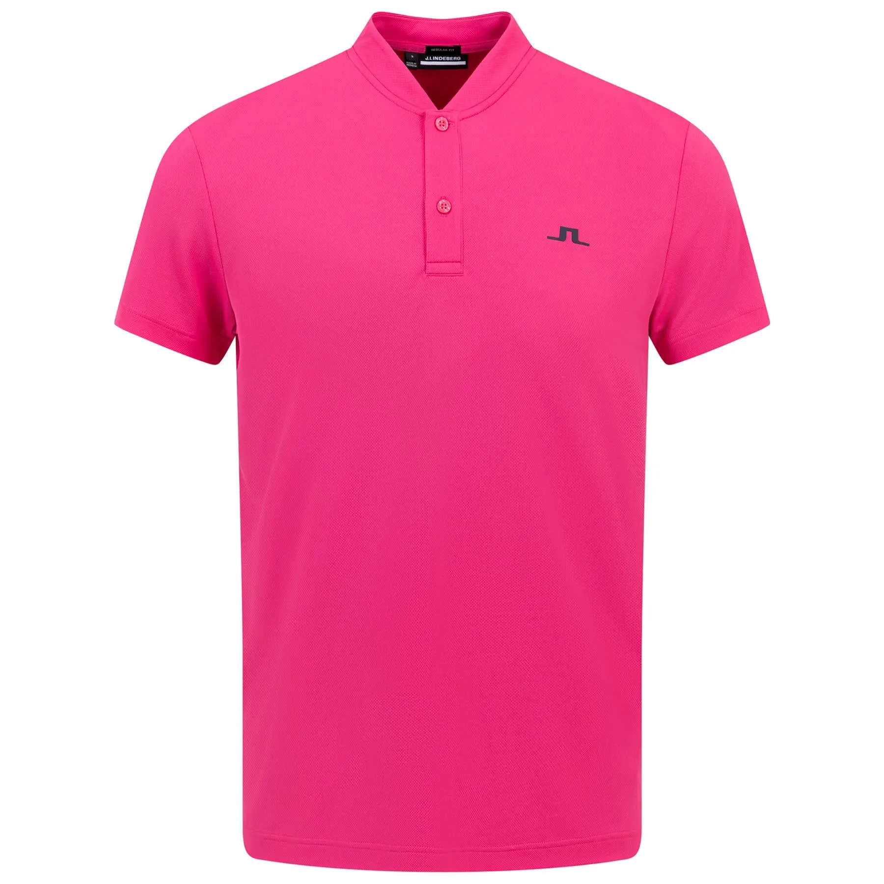 Bode Regular Fit Light Vent Polo Fuchsia Purple - SS24