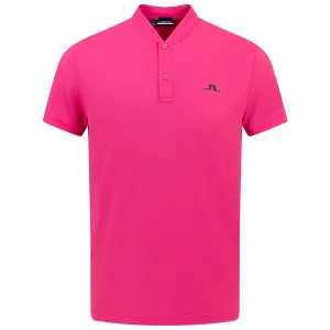 Bode Regular Fit Light Vent Polo Fuchsia Purple - SS24