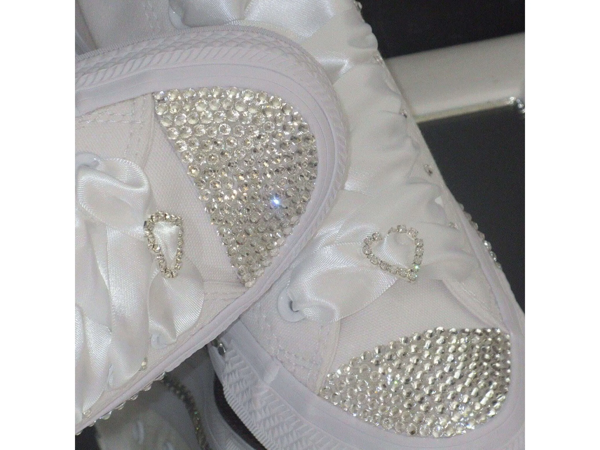 Bridal Custom Crystal Wedding Converse Trainers