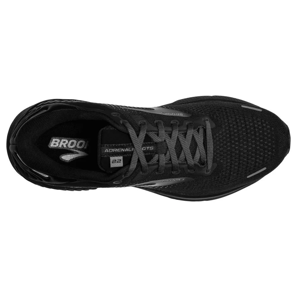 'Brooks' Men's Adrenaline GTS 22 - Black / Black / Ebony