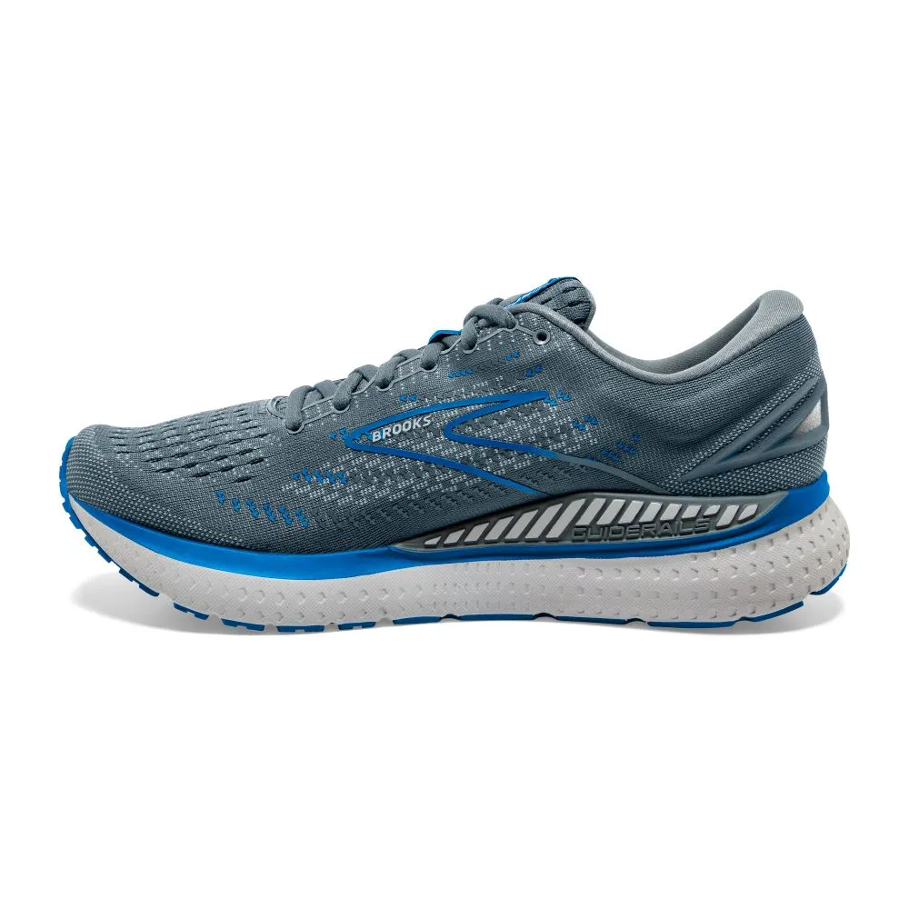 'Brooks' Men's Glycerin GTS 19 - Quarry / Grey / Dark Blue