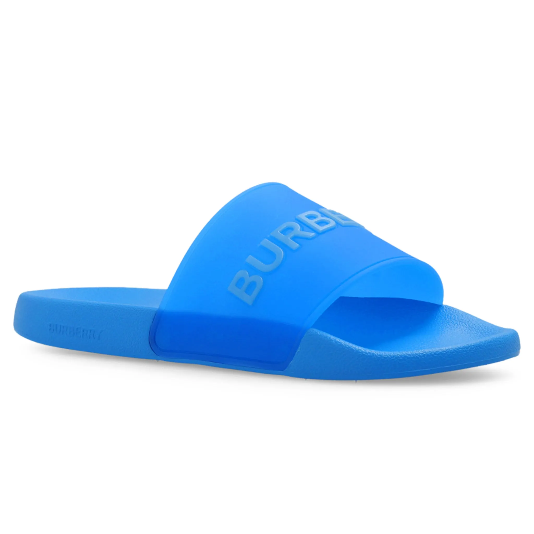 Burberry Furley Logo Blue Slides