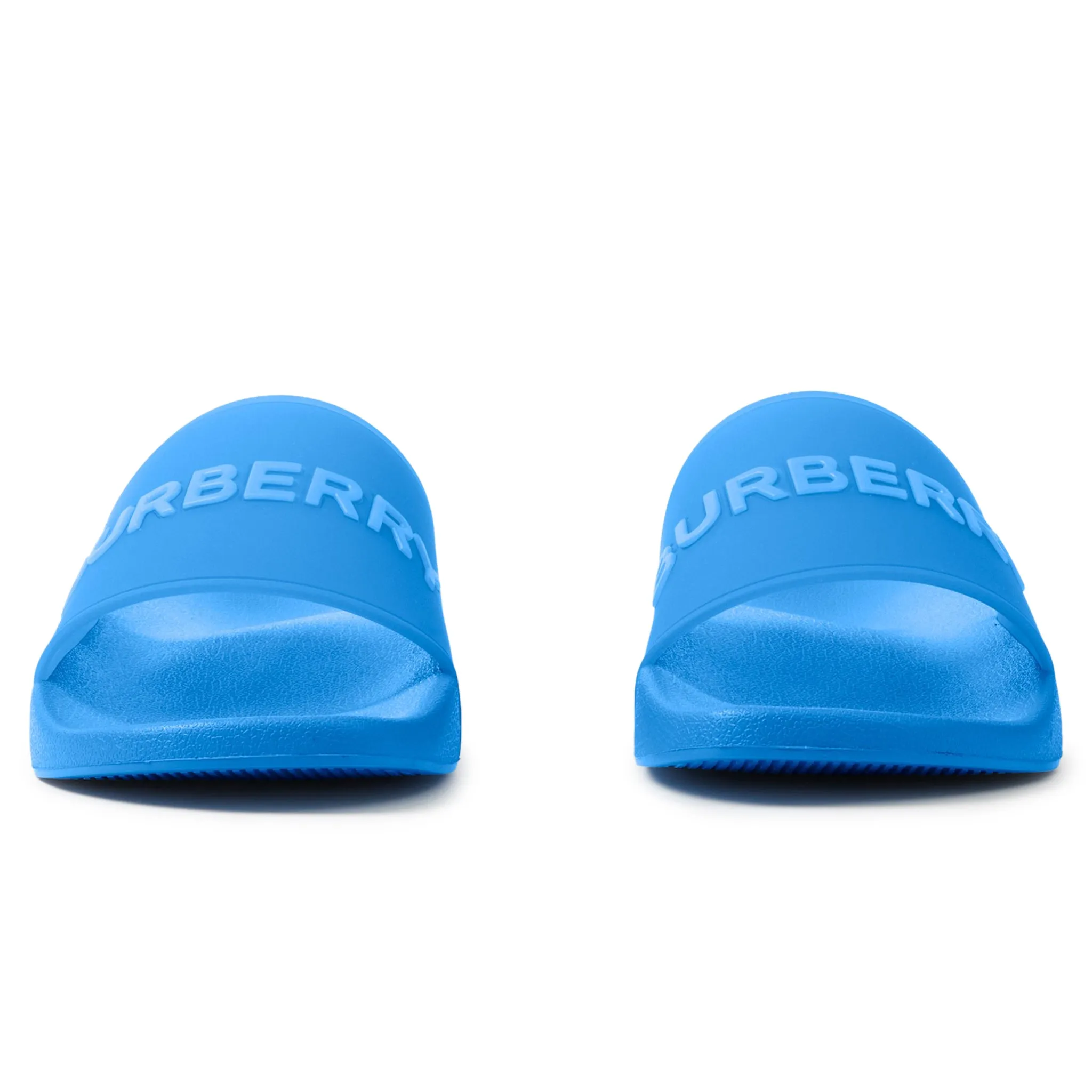 Burberry Furley Logo Blue Slides