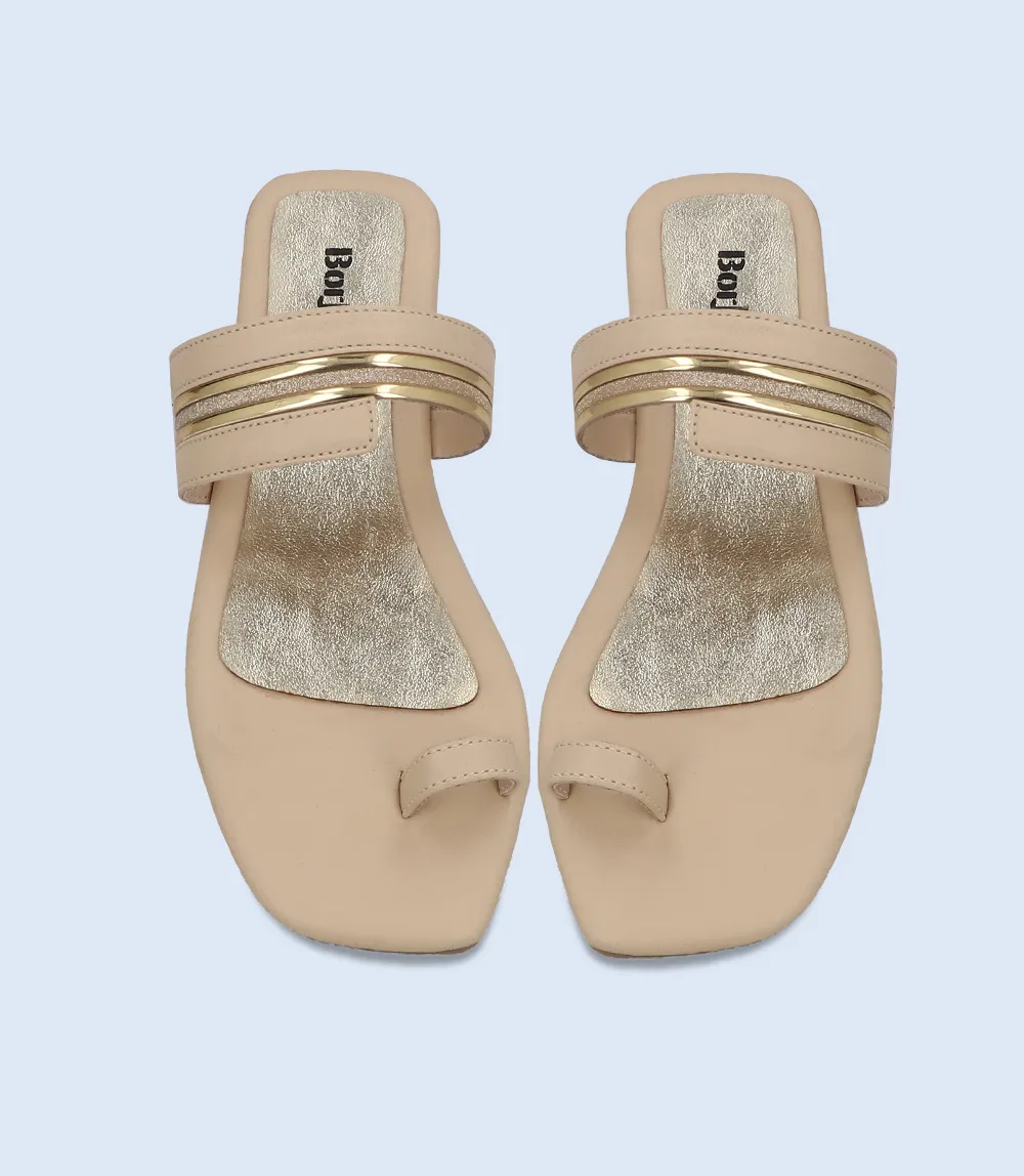 BW8042-FAWN-Women Casual Chappal