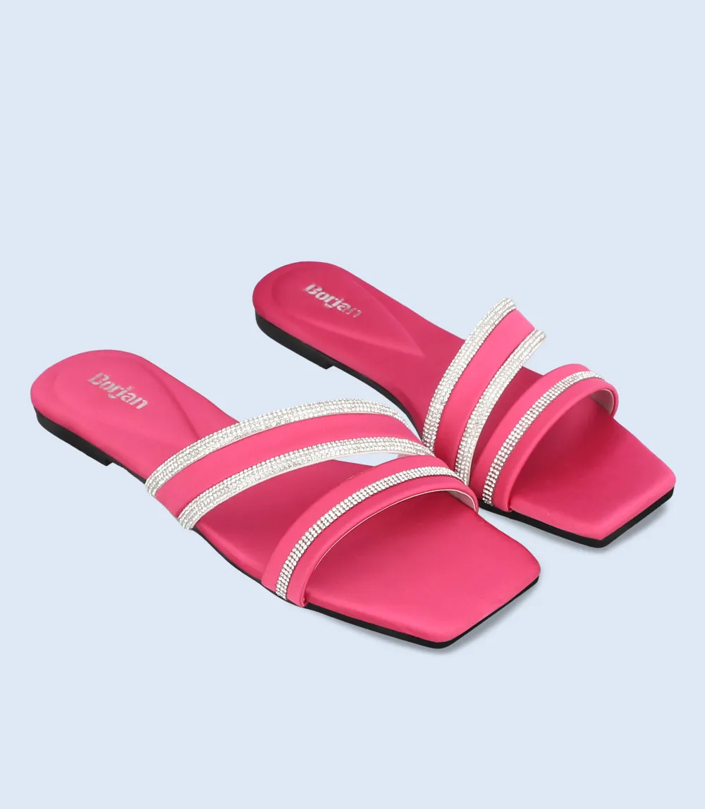 BW9487-Fuschia-Women Slipper