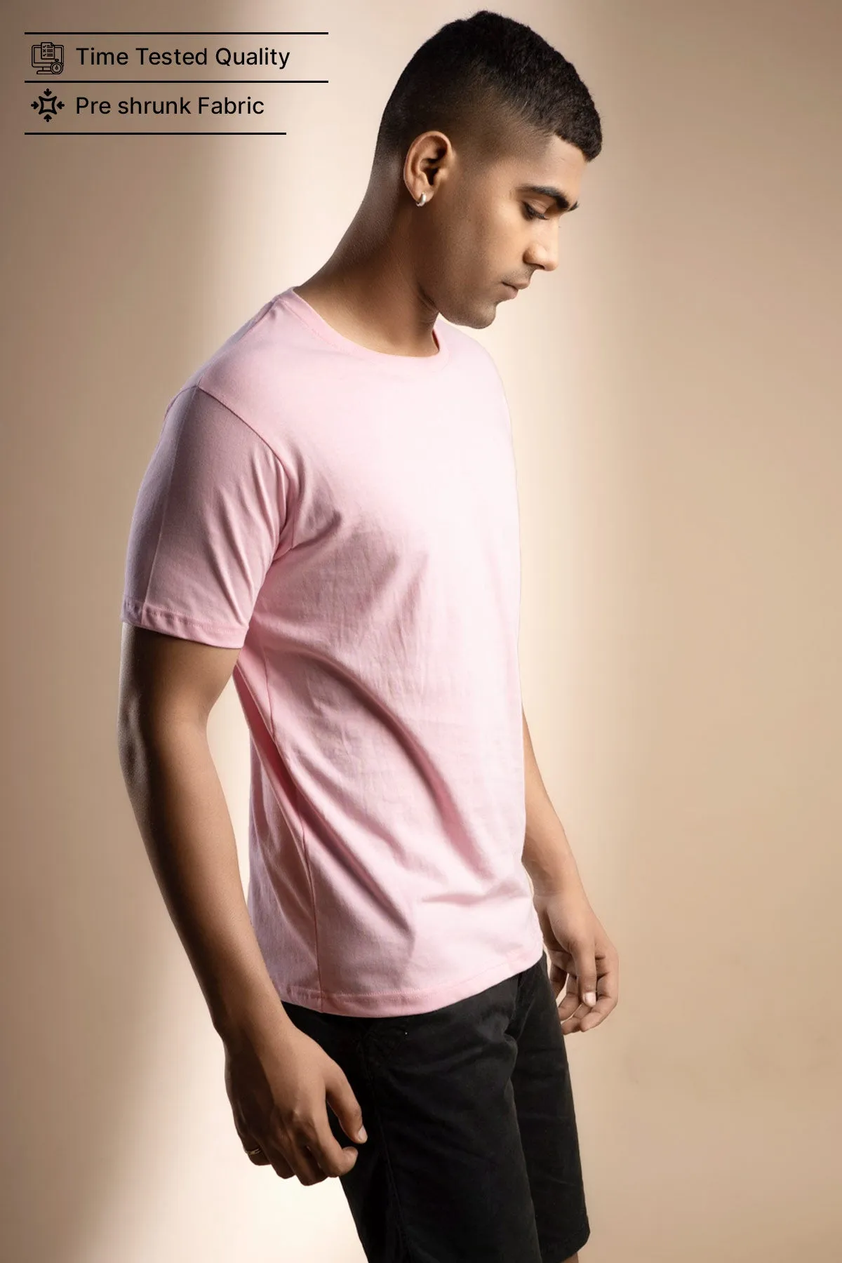 Classic Crew in Light Pink