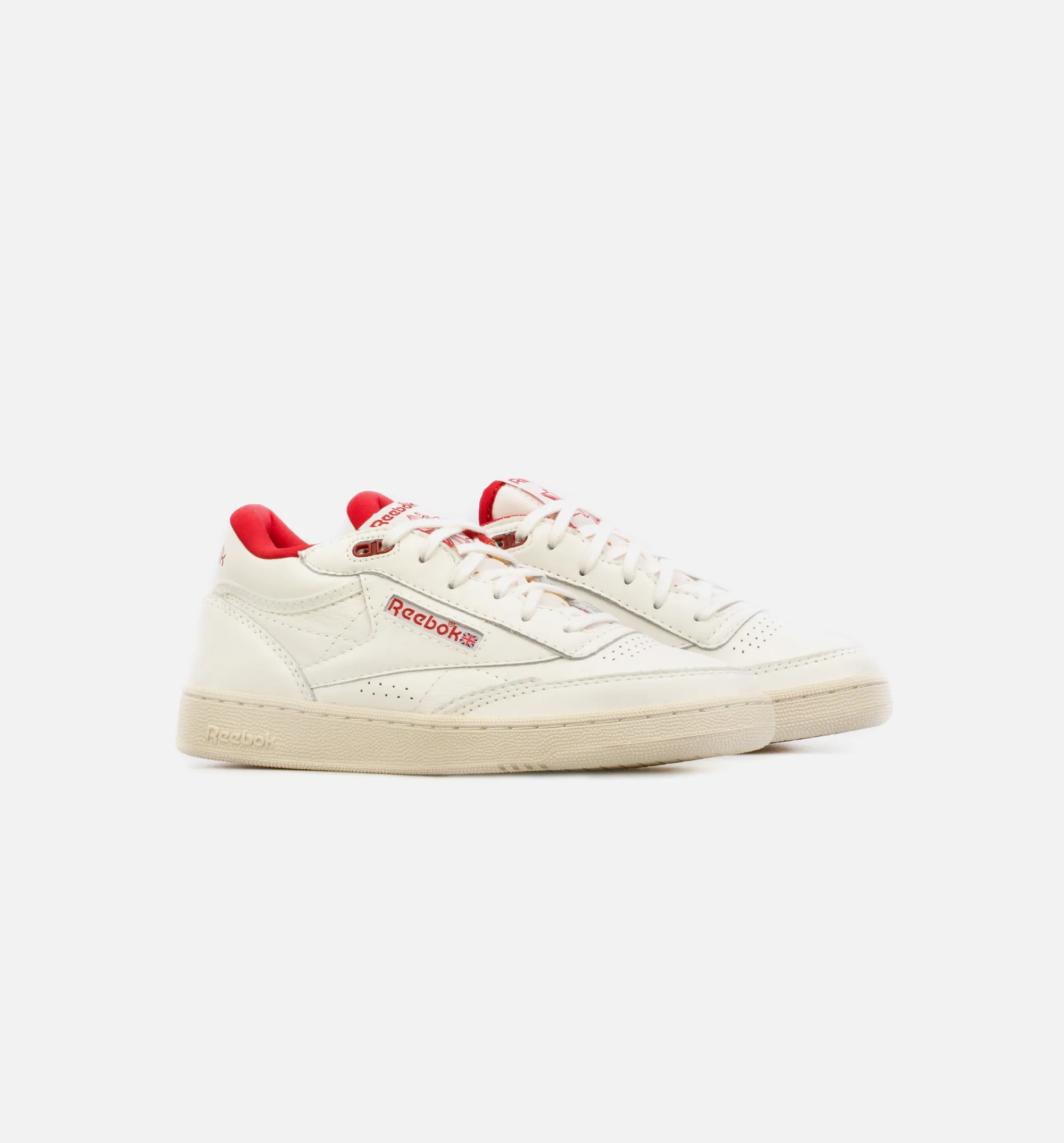 Club C Mid II Vintage Mens Lifestyle Shoe - White/Red