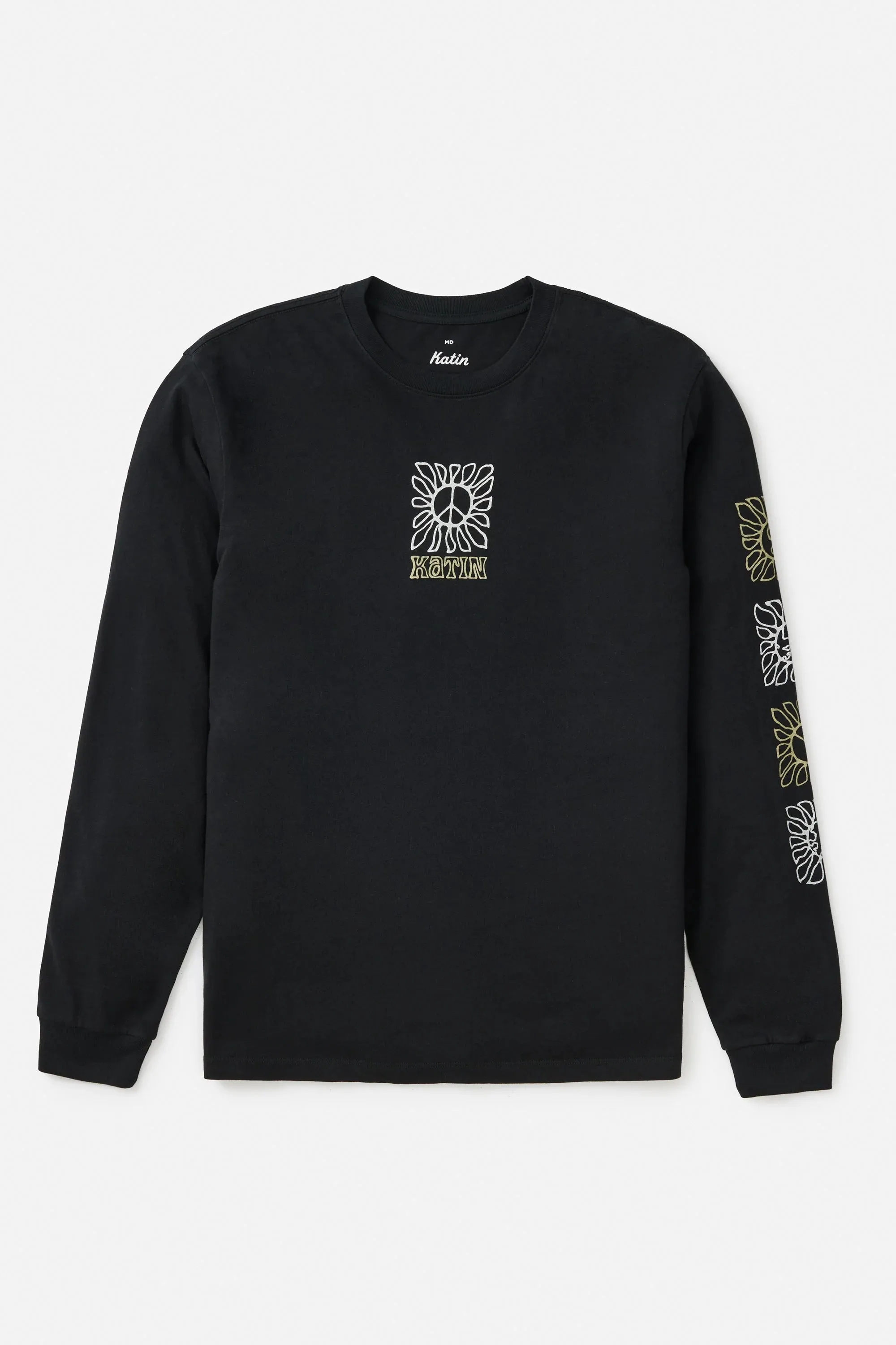 COMMUNAL LONG SLEEVE TEE - Black Wash