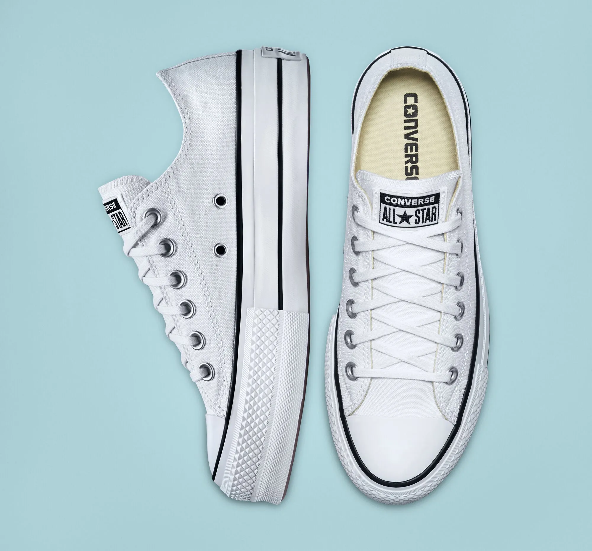 CONVERSE CHUCK PLATEAU OX WHITE LIFT 560251