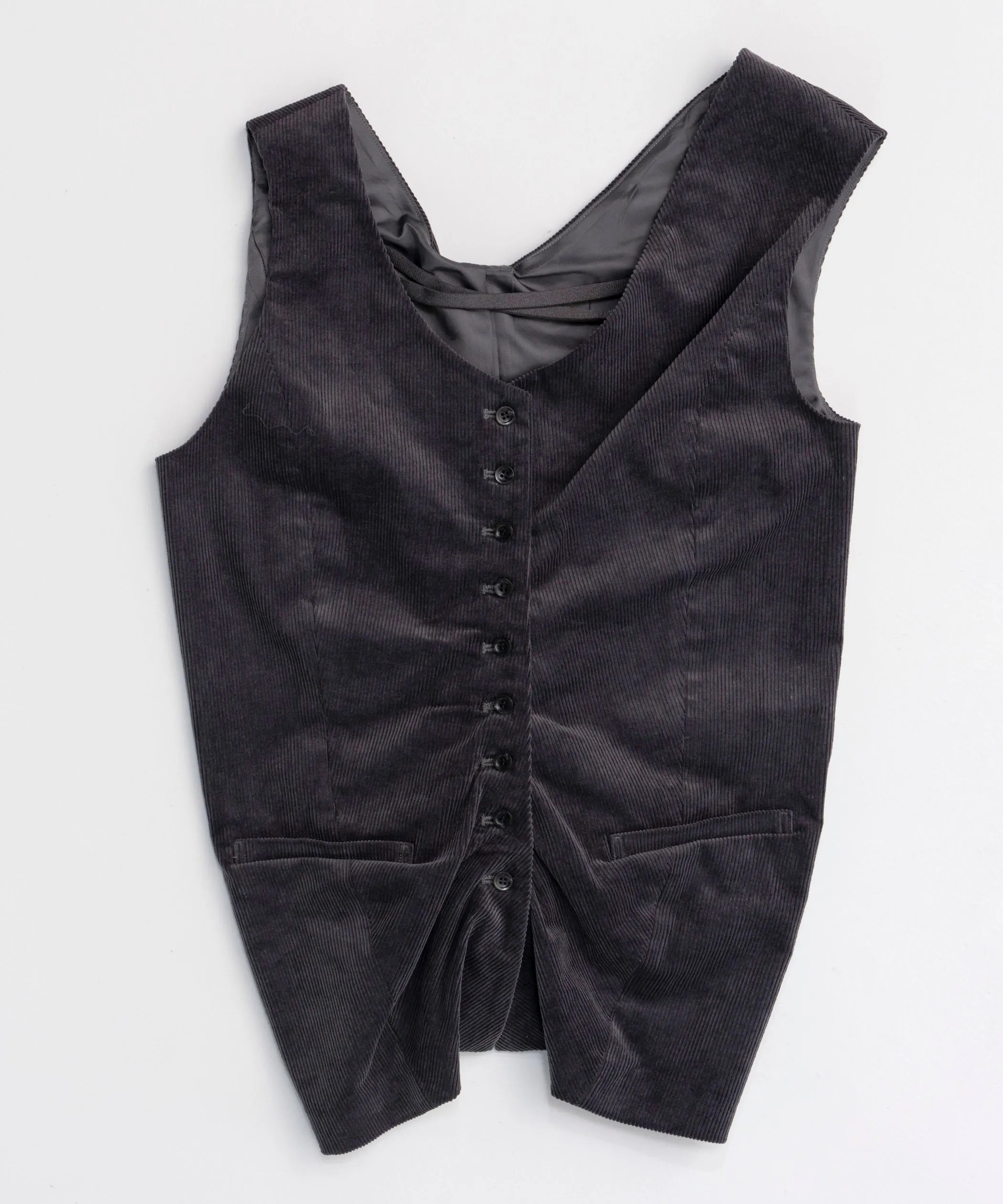 Corduroy Asymmetry Vest