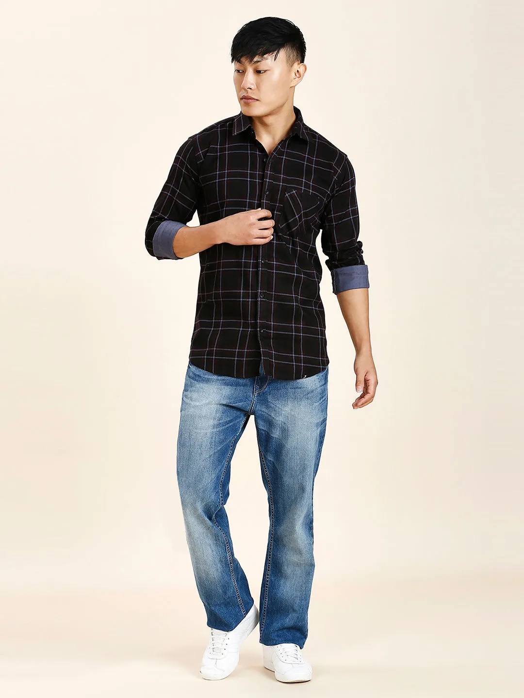 Denzy Checked Men's Shirt