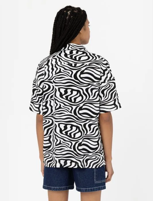 DICKIES Leesburg Short Sleeve Shirt - Cloud Zebra