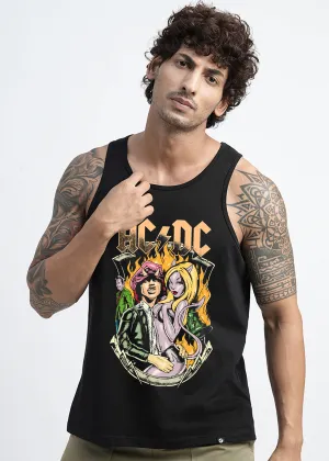 Fire AC-DC Mens Printed Vest