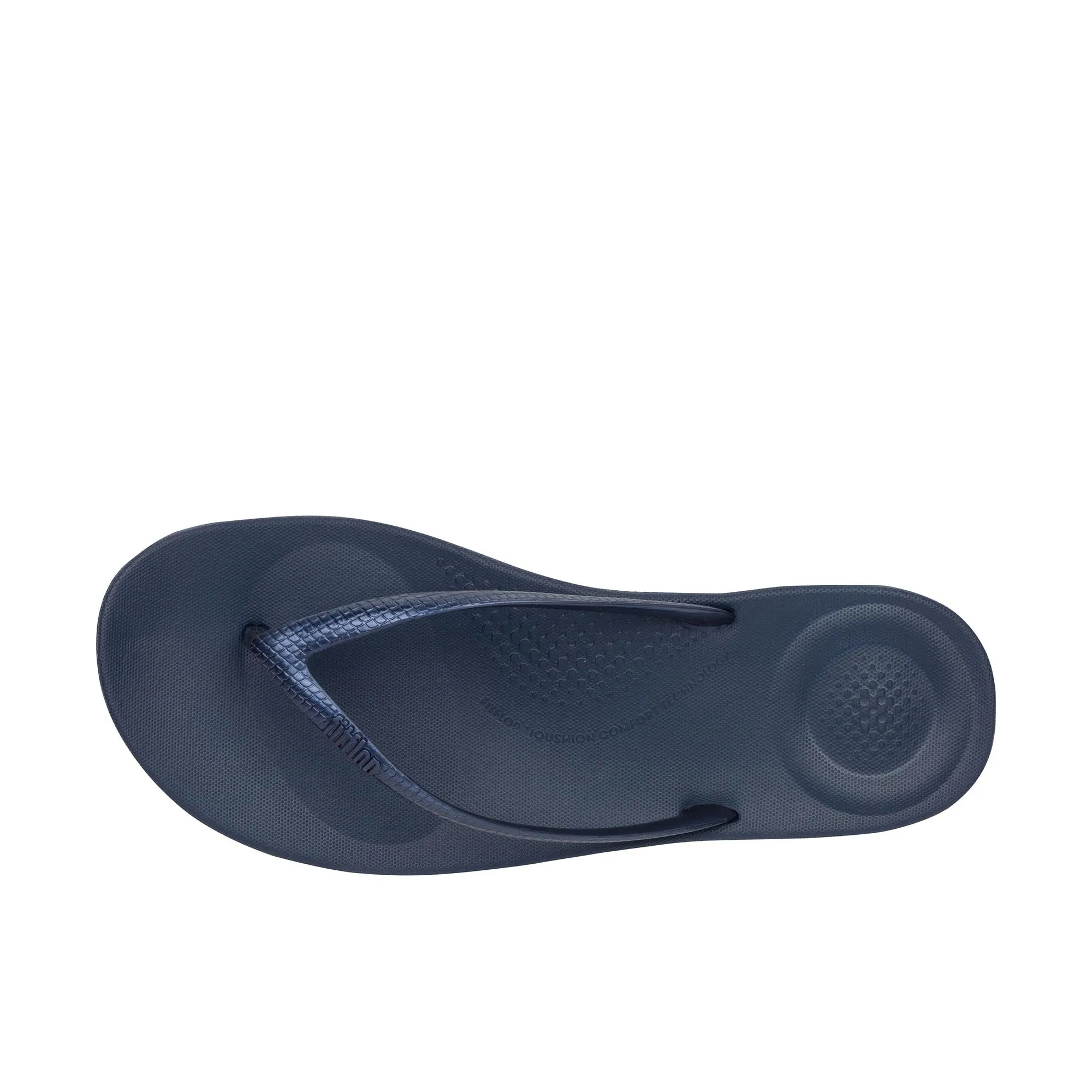 FitFlop Womens Iqushion Ergonomic Flip-Flops Midnight Navy