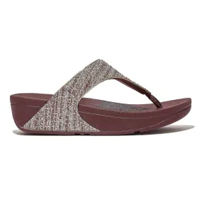 FitFlop Women's Lulu Brown Shimmerweave