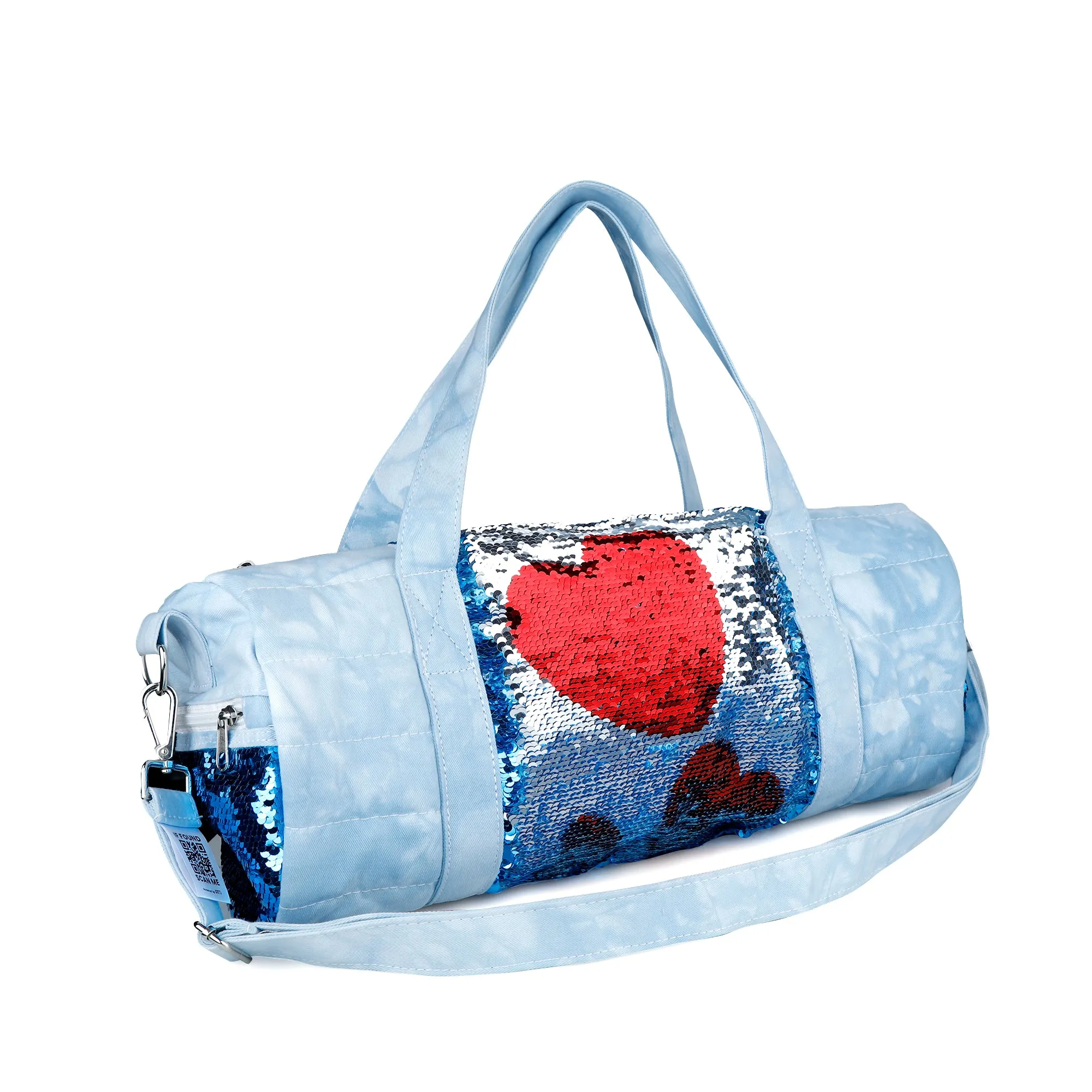 Flip Sequin Duffel Bag with Brij Tech