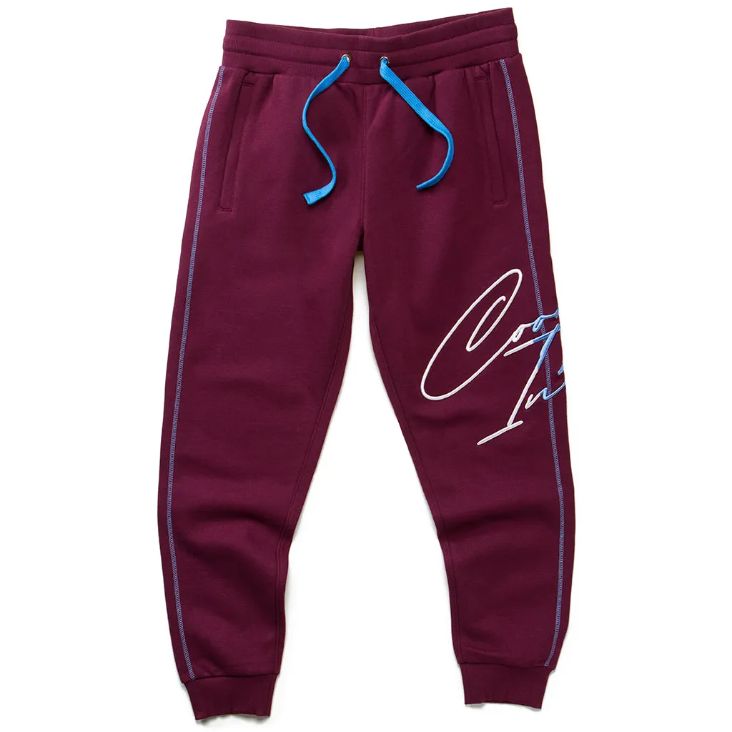 FLIP THE SCRIPT SWEATPANTS MAROON