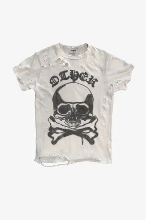 Graffiti Skull & Crossbones Thrasher Tee