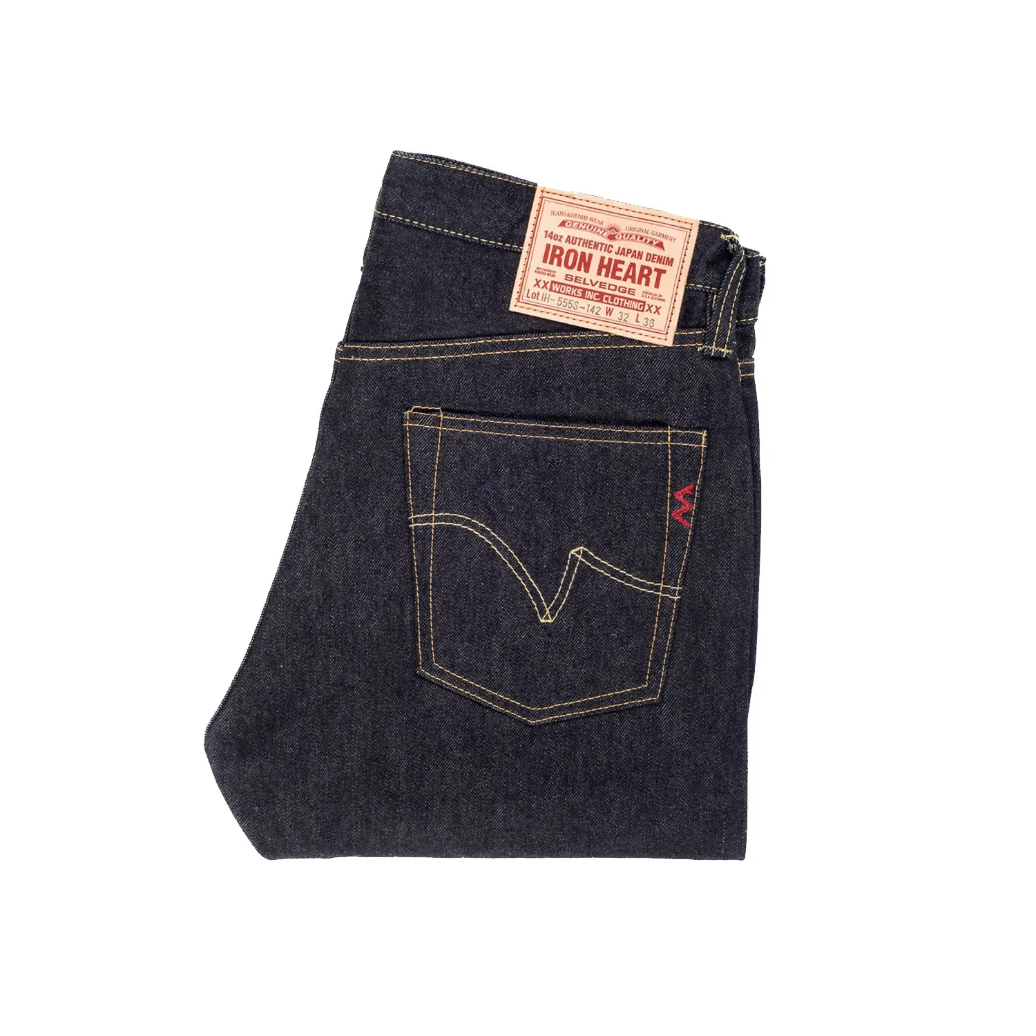 Iron Heart 14oz IH-555S-142 Super Slim Jean Indigo