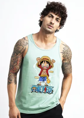 Luffy One Piece Mens Printed Vest