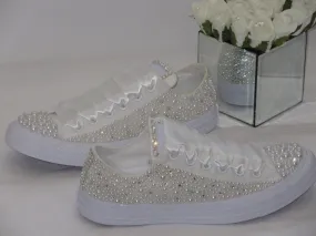 Luxury Wedding Pearl Bridal Converse