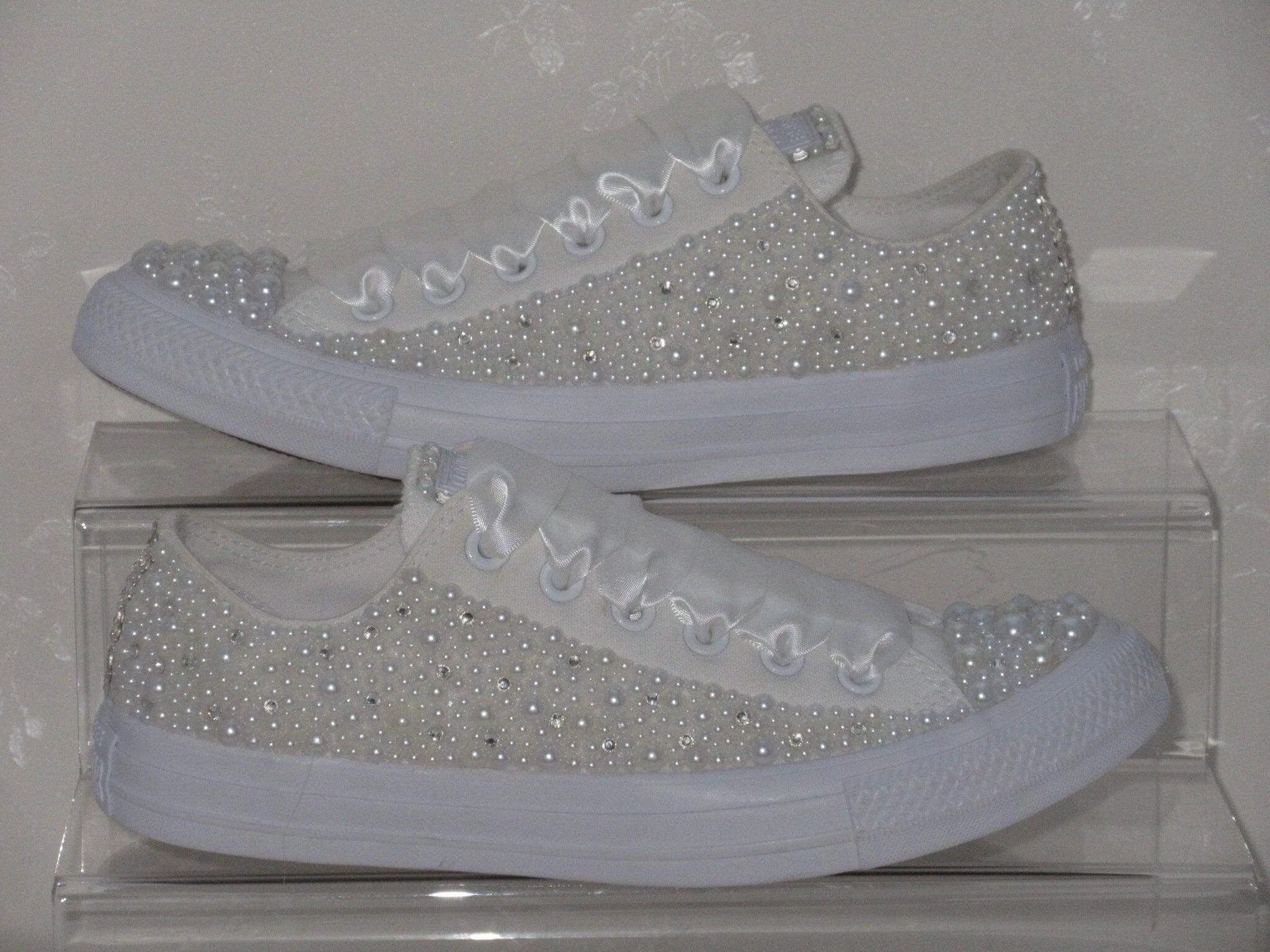 Luxury Wedding Pearl Bridal Converse