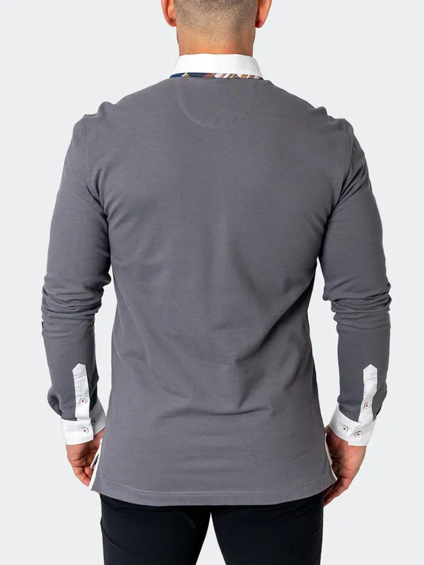 Maceoo Long Sleeves Polo | Polo NewtonSolidMirage Grey