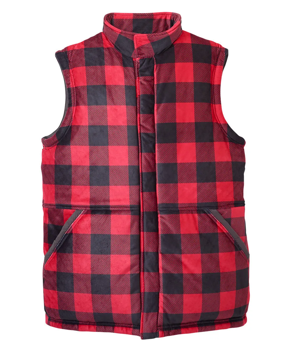 Men's Reversible Front Vest with Magnetic Closure