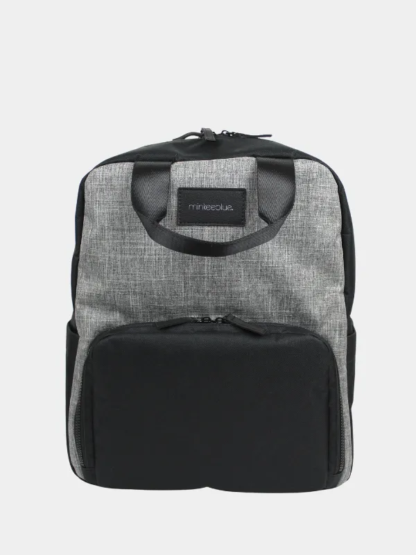 MinkeeBlue Dee's Double Zipper Backpack