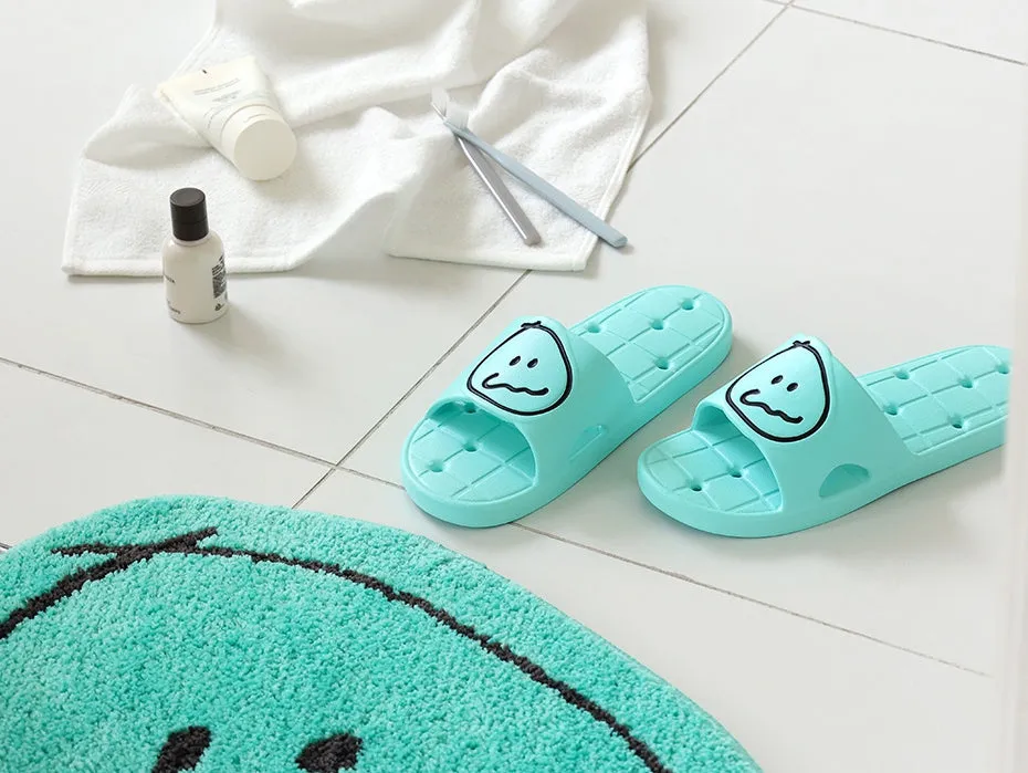 MonagustA Bathroom Slippers Shoes Home Soft Nonslip water hole Couple Sandals Gifts EVA Cushions Comfortable Lightweight 250mm 280mm