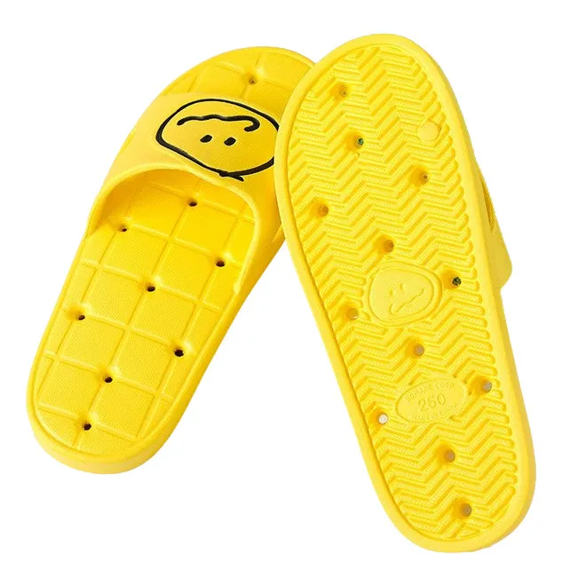 MonagustA Bathroom Slippers Shoes Home Soft Nonslip water hole Couple Sandals Gifts EVA Cushions Comfortable Lightweight 250mm 280mm