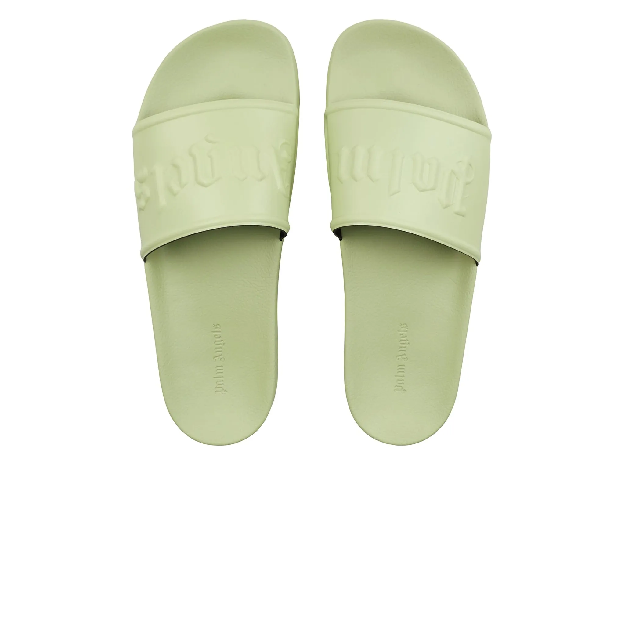 Palm Angels Logo Mint Pool Slides