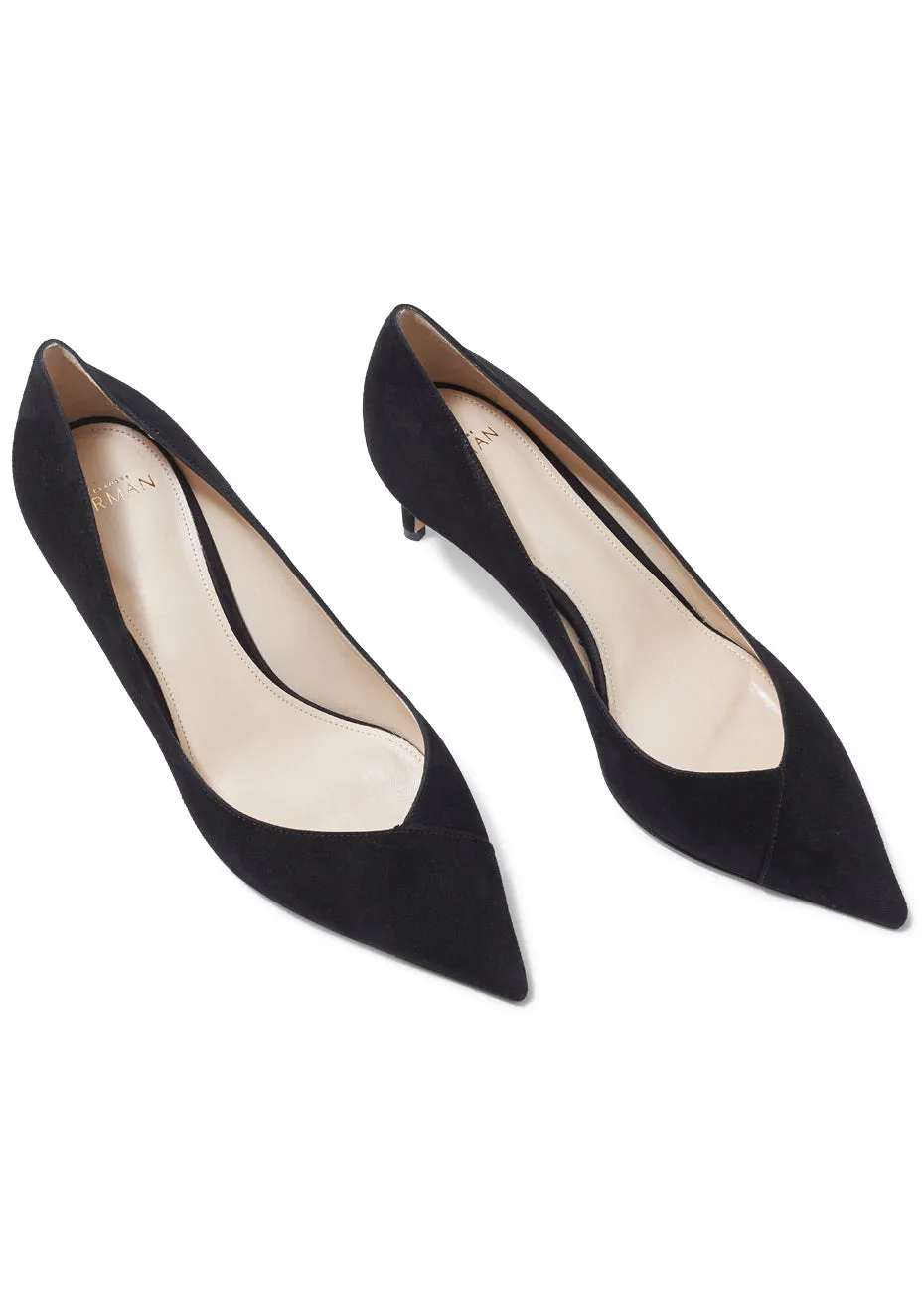 Pamela 60 Suede Black Heel