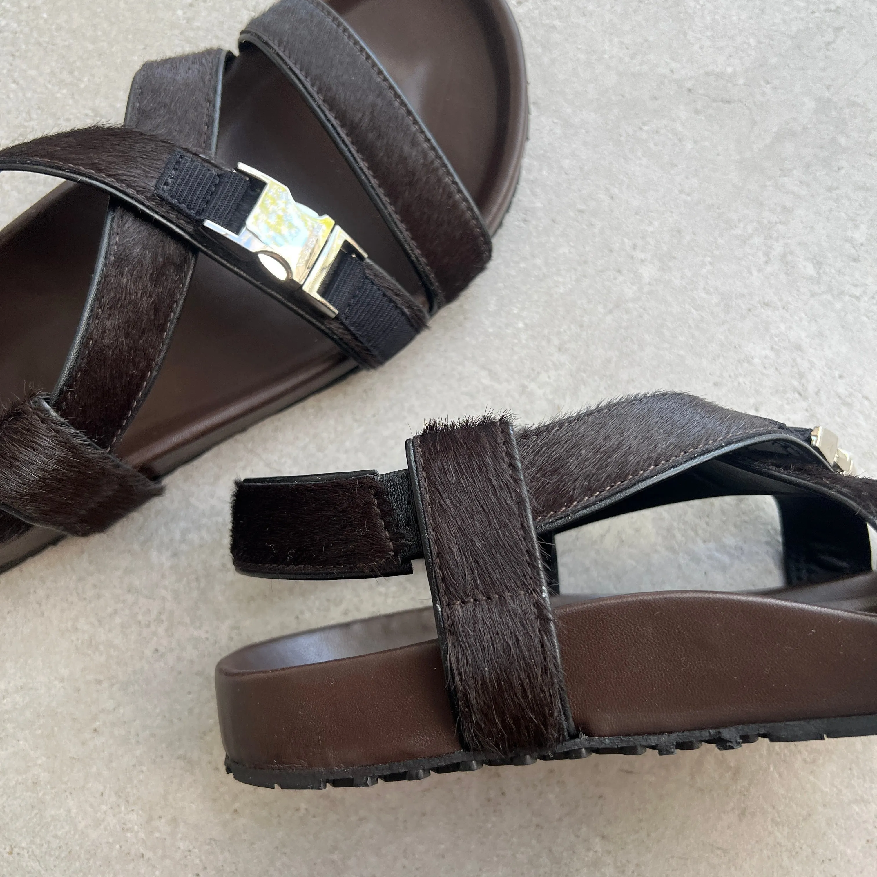 Pony Slide, Dark Brown