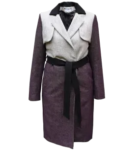 Reena multifarvet Trenchcoat