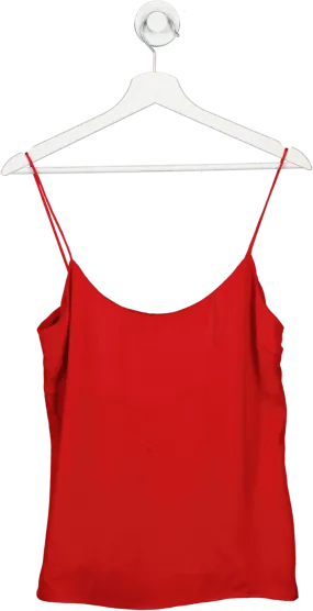 REISS Red Strappy Cami UK S/M