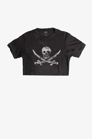 Road Crüe Cropped Thrasher Tee