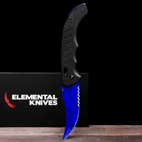 Sapphire Flip Knife