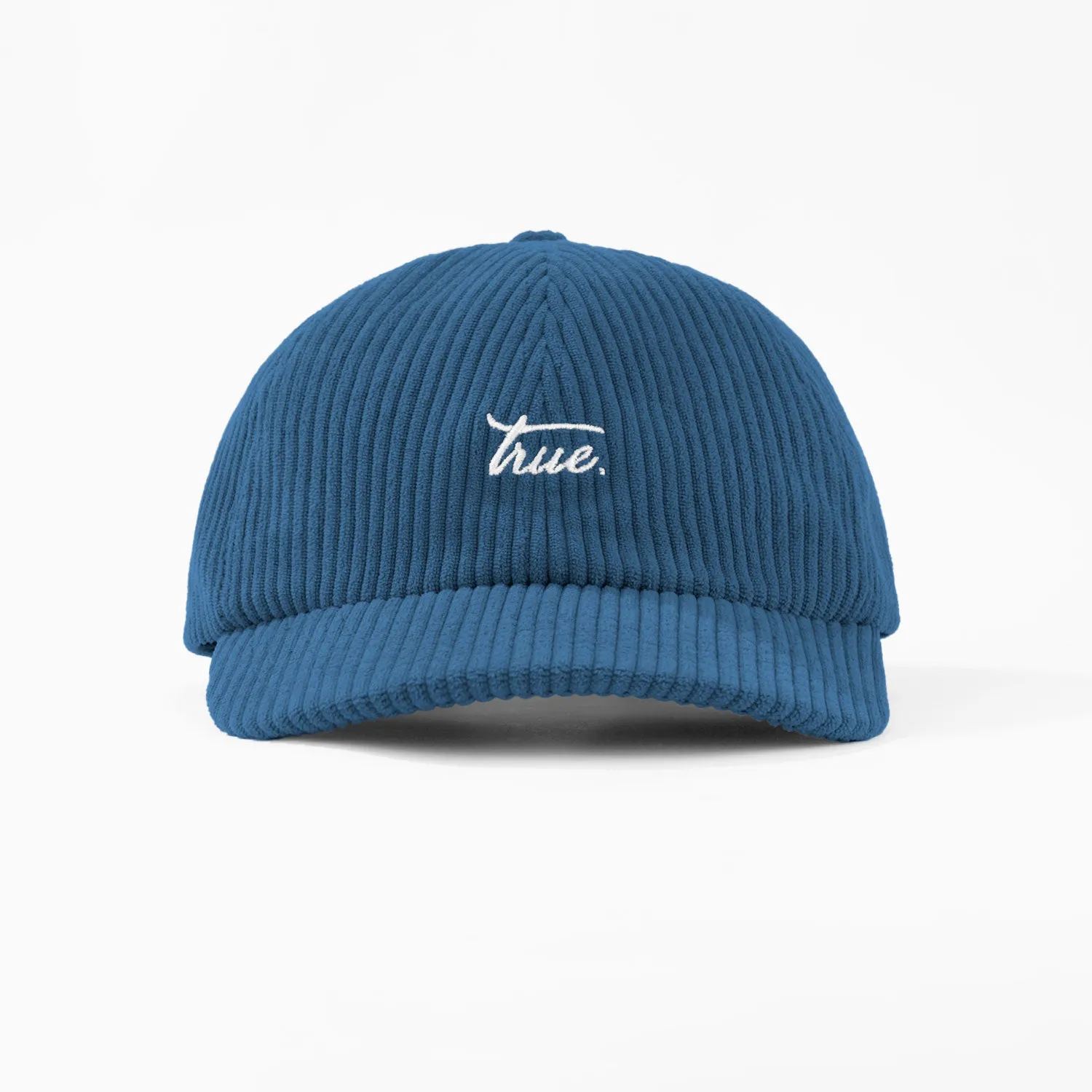 Script Logo Corduroy Cap - Blue