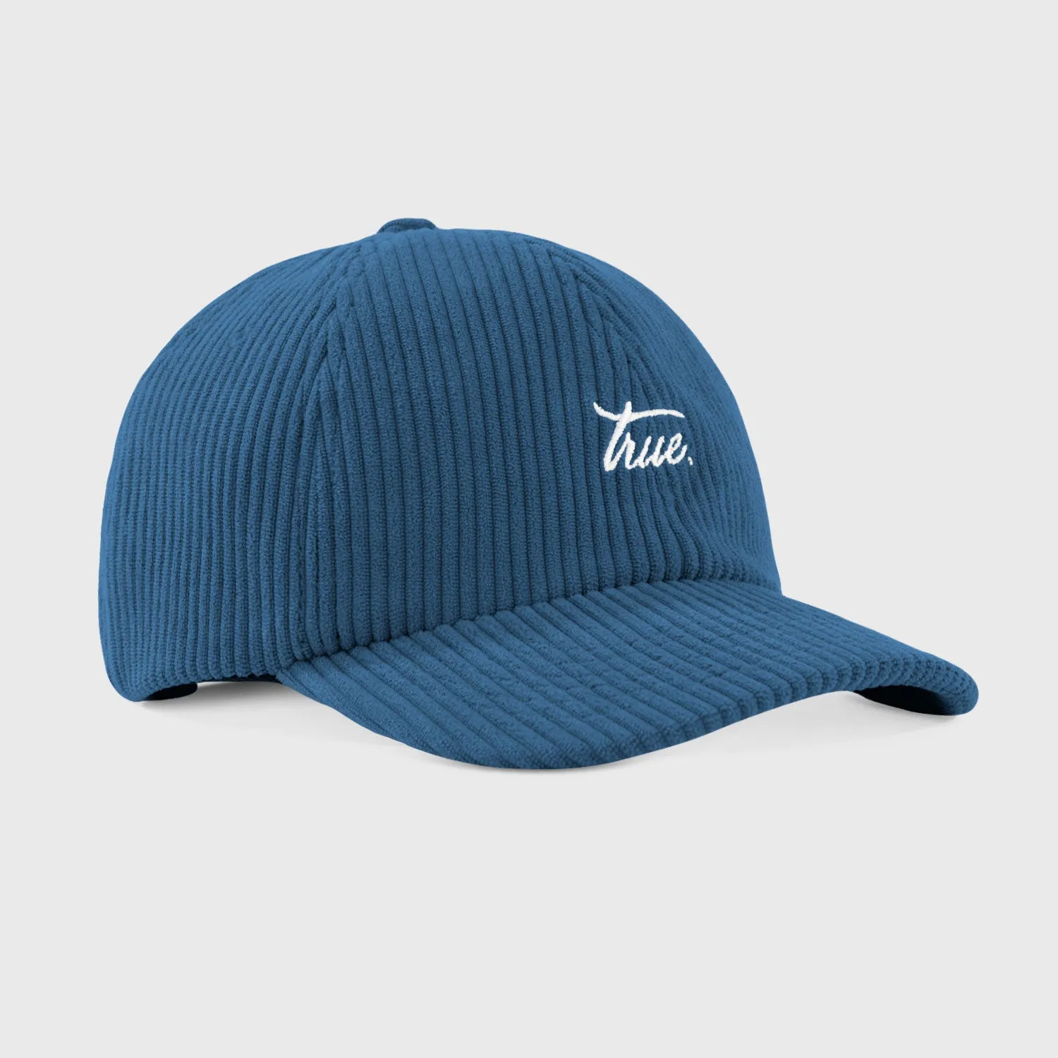 Script Logo Corduroy Cap - Blue