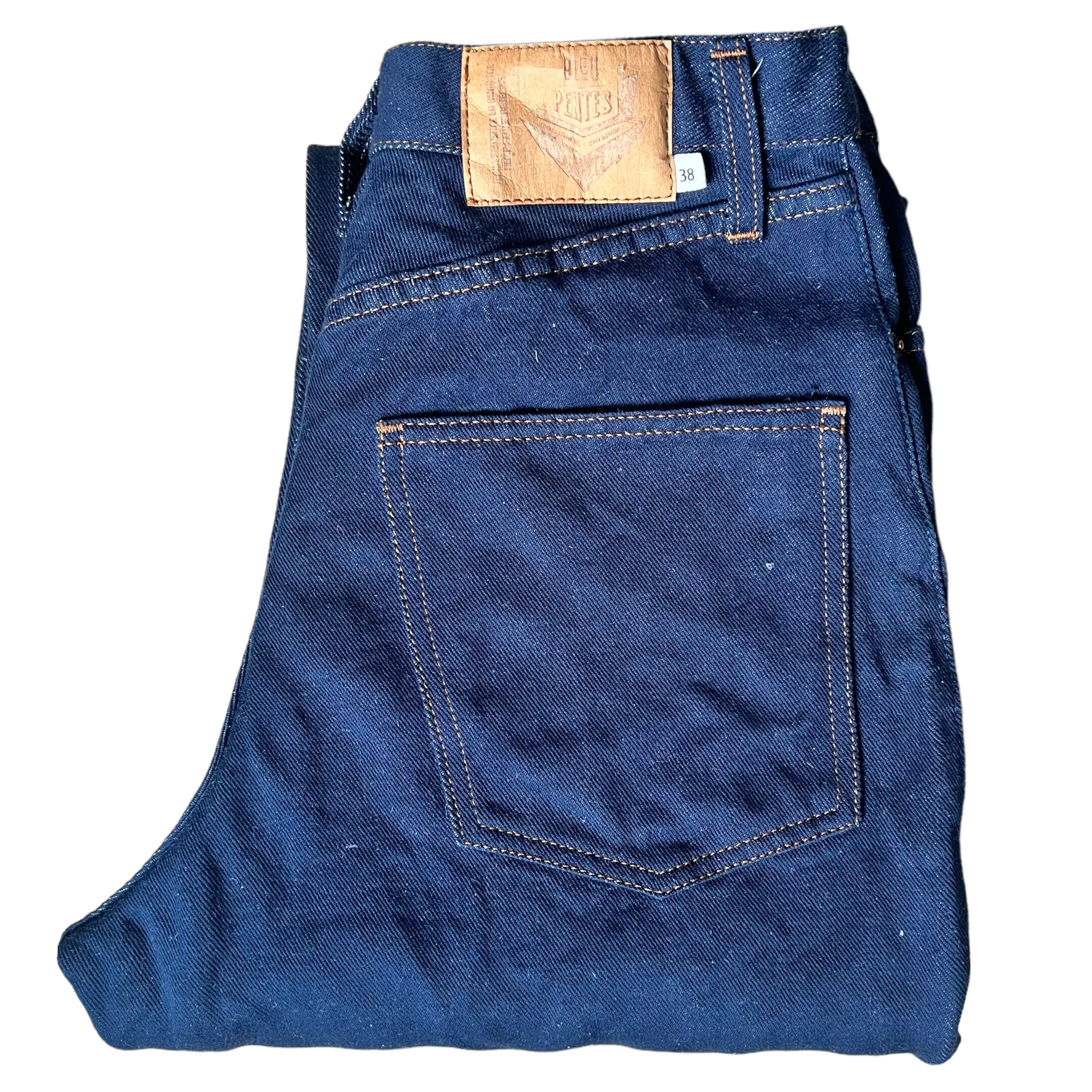 Selvedge Mixed Cut Denim Jeans | Blue